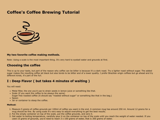 coffeetut screenshot