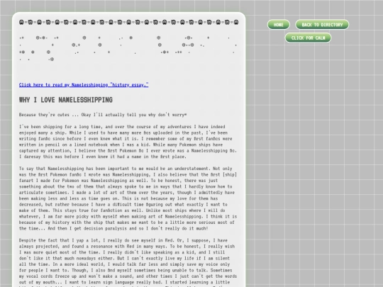 info/subpage/namelesslove screenshot