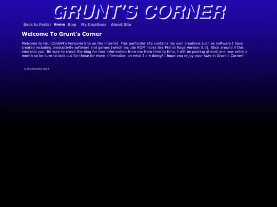 GruntsCorner/cornerindex screenshot