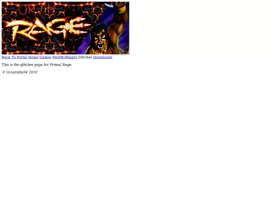 UrthRage/Glitches/primalrage screenshot