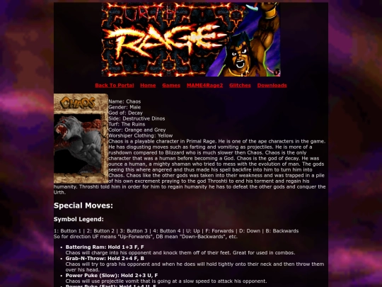 UrthRage/characters/PrimalRage/chaos screenshot