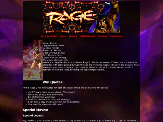 UrthRage/characters/PrimalRage2/keena screenshot