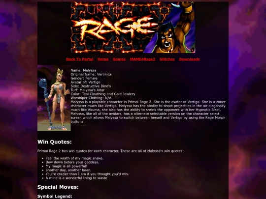 UrthRage/characters/PrimalRage2/malyssa screenshot