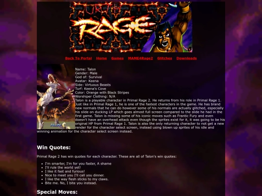 UrthRage/characters/PrimalRage2/talon screenshot