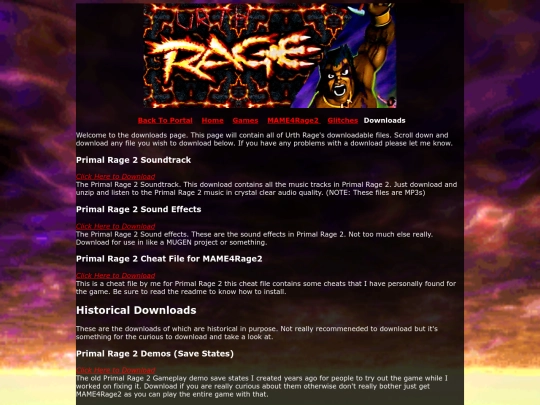 UrthRage/downloads screenshot