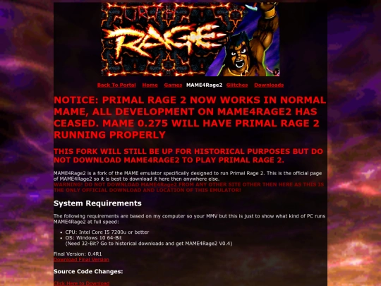 UrthRage/mame4rage2 screenshot