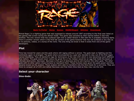 UrthRage/primal-rage-2 screenshot