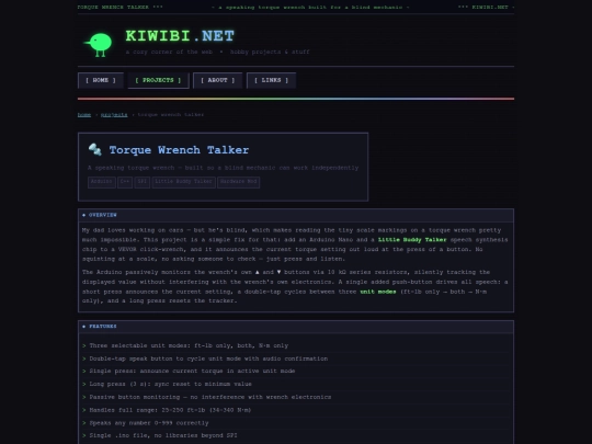 projects/torque-wrench-talker screenshot