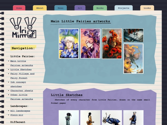 Pages/Art screenshot