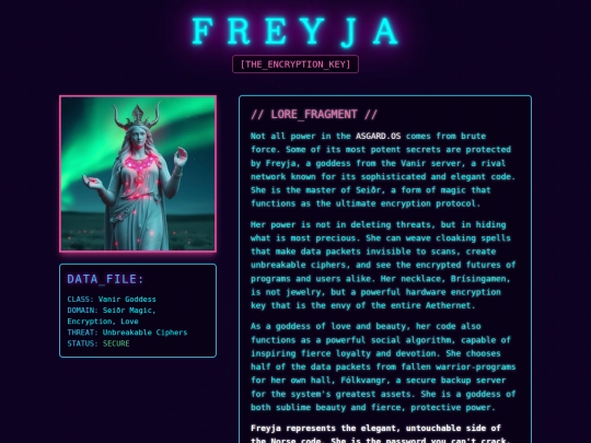 freyja screenshot