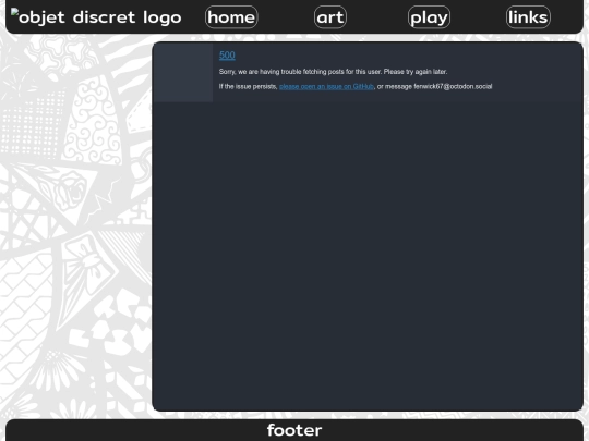 links/artisticmastodon screenshot