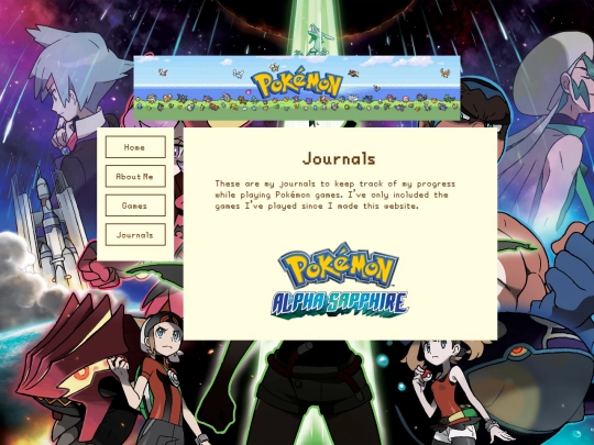 Journals screenshot