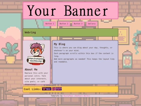 Template5 screenshot