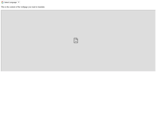 googleTranslateWidget screenshot