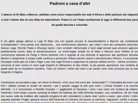 Articoli/2019/2019.02 - Padroni a casa d'altri screenshot