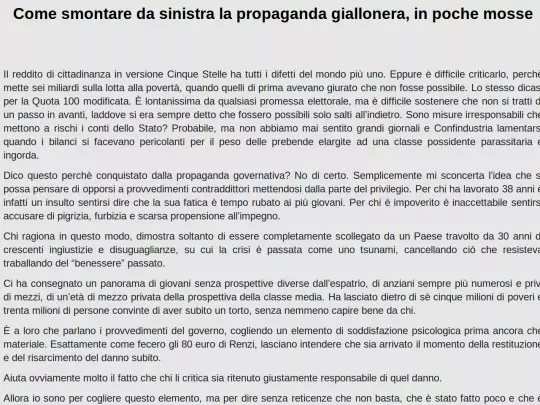 Articoli/2019/2019.2 - Come smontare da sinistra la propaganda giallonera screenshot