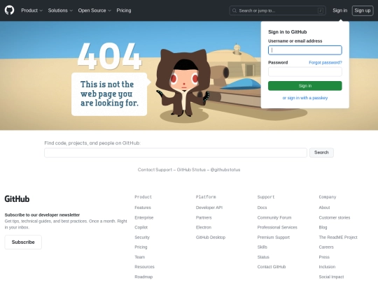 github screenshot