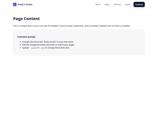 page screenshot