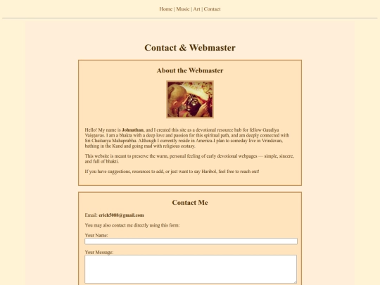 contact screenshot