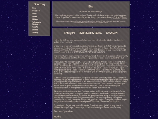 blog screenshot