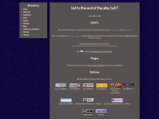 credits screenshot