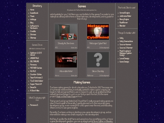 games screenshot