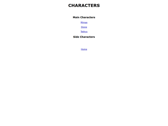 Characters screenshot