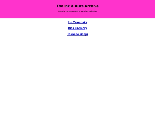 index screenshot