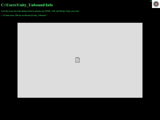 info screenshot