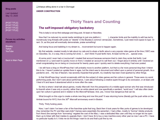 blogs/30yearsandcountingBLARG screenshot