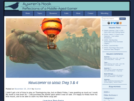 2014/11/29/newcomer-to-wow-day-3-4 screenshot