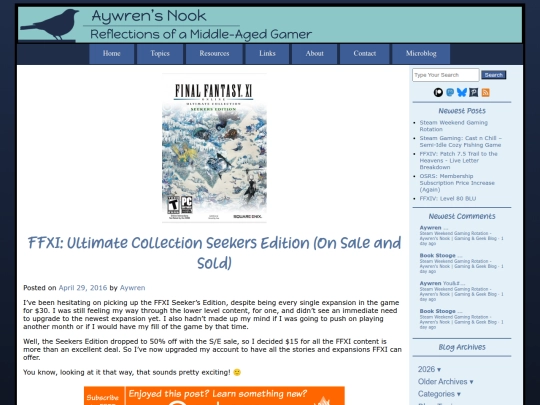 2016/04/29/ffxi-ultimate-collection-seekers-edition-on-sale-and-sold screenshot