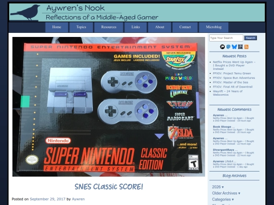2017/09/29/snes-classic-score screenshot