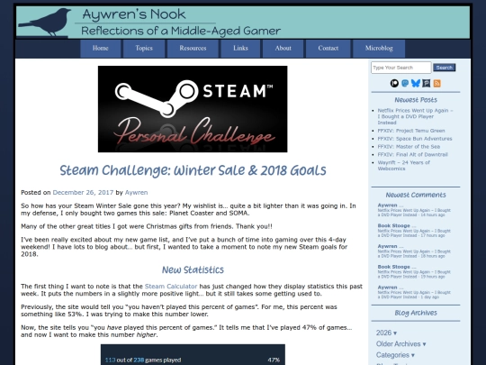2017/12/26/steam-challenge-winter-sale-2018-goals screenshot