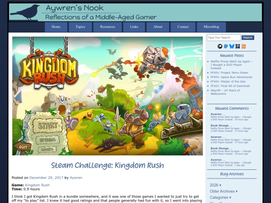 2017/12/29/steam-challenge-kingdom-rush screenshot