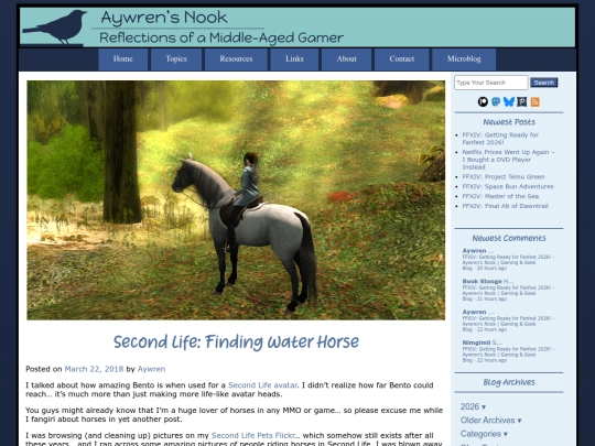 2018/03/22/second-life-finding-water-horse screenshot