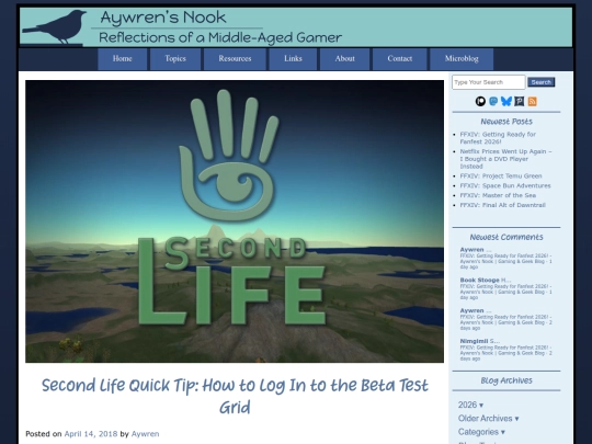 2018/04/14/second-life-quick-tip-how-to-log-in-to-the-beta-test-grid screenshot