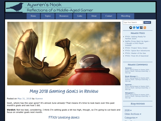 2018/05/31/may-2018-gaming-goals-in-review screenshot