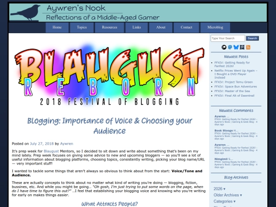 2018/07/27/blogging-importance-of-voice-choosing-your-audience screenshot