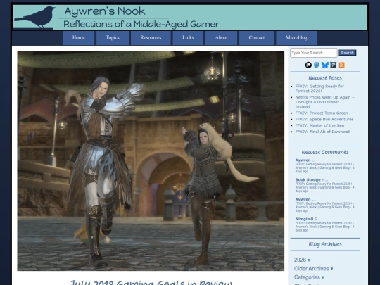 2018/07/31/july-2018-gaming-goals-in-review screenshot