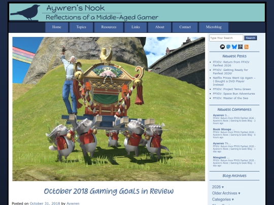 2018/10/31/october-2018-gaming-goals-in-review screenshot