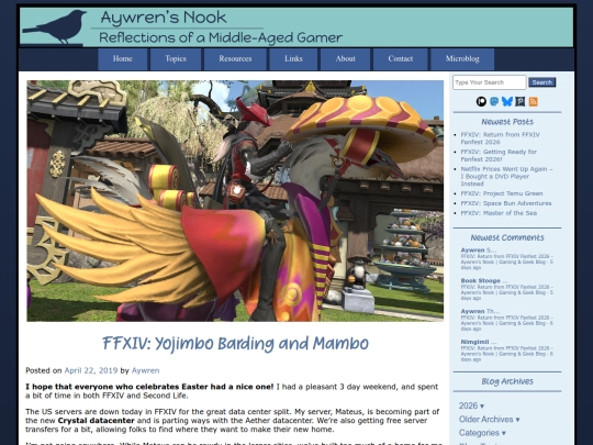 2019/04/22/ffxiv-yojimbo-barding-and-mambo screenshot