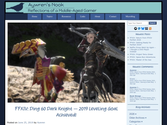 2019/06/25/ffxiv-ding-60-dark-knight-2019-leveling-goal-achieved screenshot