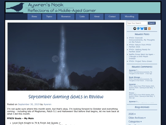 2019/09/30/september-gaming-goals-in-review screenshot