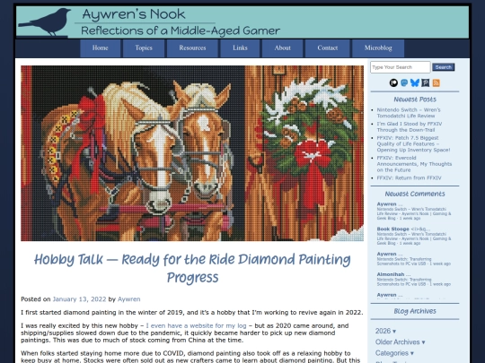 2022/01/13/hobby-talk-ready-for-the-ride-diamond-painting-progress screenshot