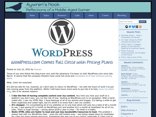 2022/07/22/wordpress-comes-full-circle-with-pricing-plans screenshot