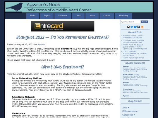 2022/08/17/blaugust-2022-do-you-remember-entrecard screenshot