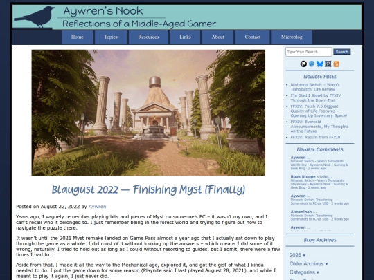 2022/08/22/blaugust-2022-finishing-myst-finally screenshot