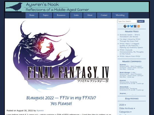 2022/08/30/blaugust-2022-ffiv-in-my-ffxiv screenshot