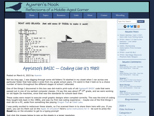 2023/03/06/applesoft-basic screenshot